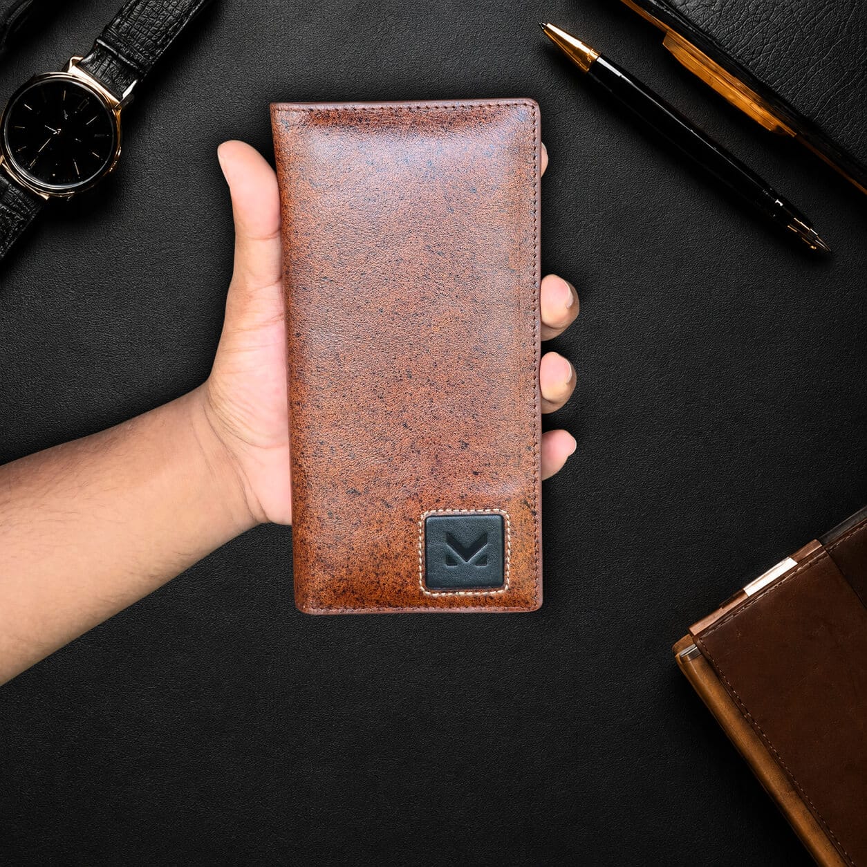 Stylevely Majestic Long Wallet (Brown) - Image 6
