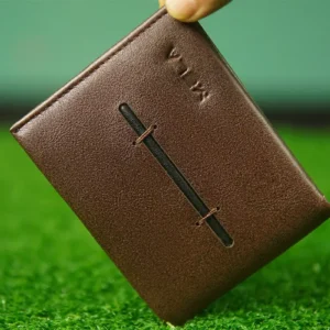 Classic Brown Leather Short Wallet SV-WL228