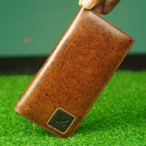 Original Grain Leather Long Wallet SV-LW233  Budget king