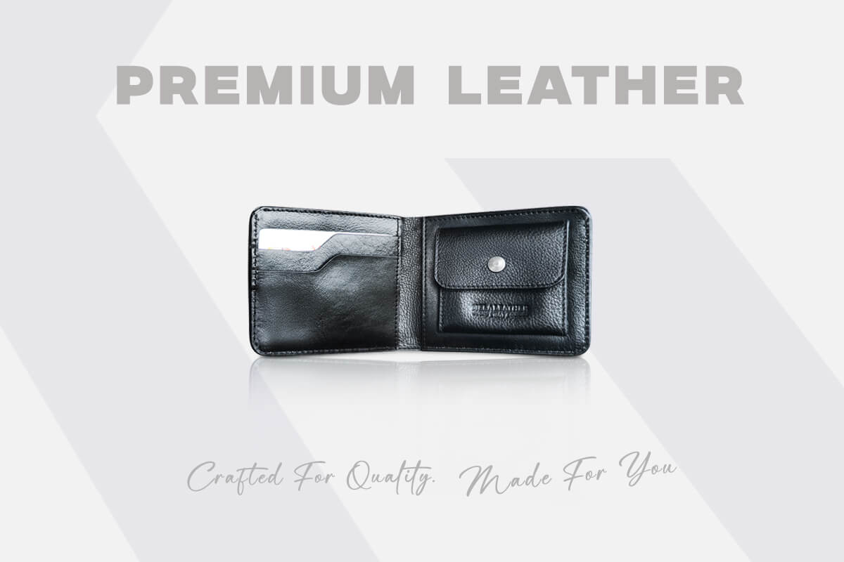 Stylevely Vector Bifold Wallet (Black)- SV-SW-VCT-BLK 268 - Image 2